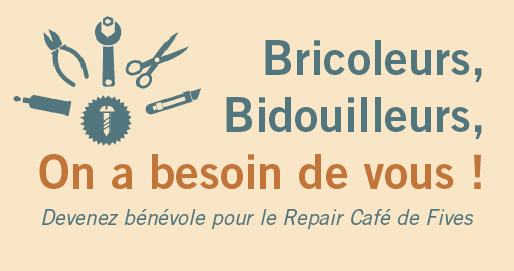 Le Repair Café de Fives cherche des bénévoles  1