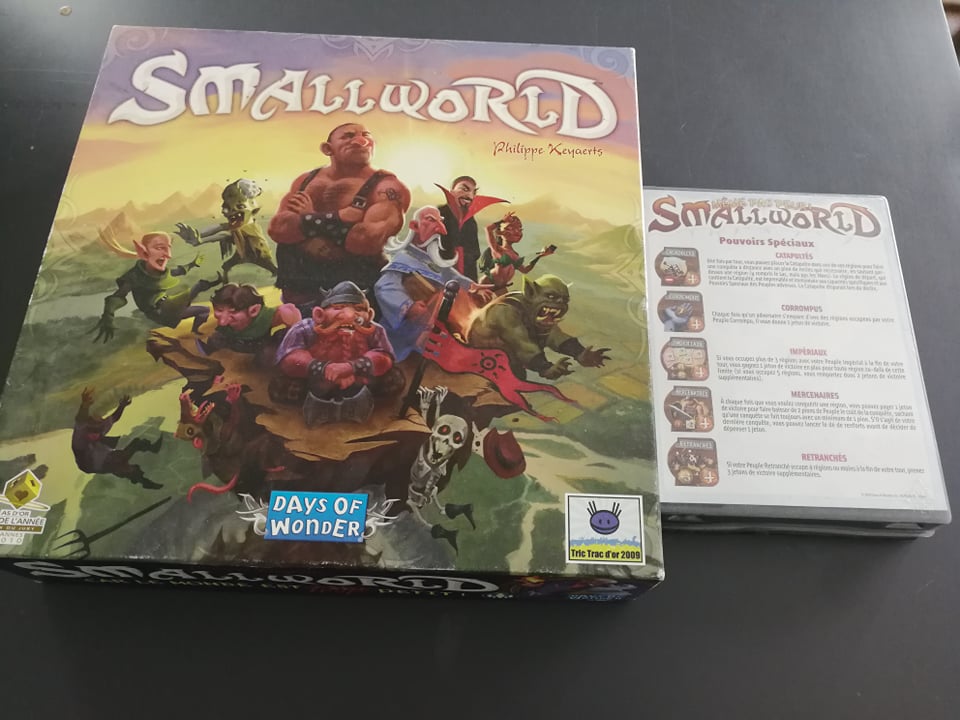 Jeu Smallworld et extension Même pas peur