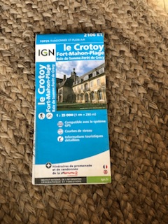 Carte IGN le Crotoy 