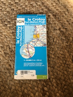 Carte IGN le Crotoy 