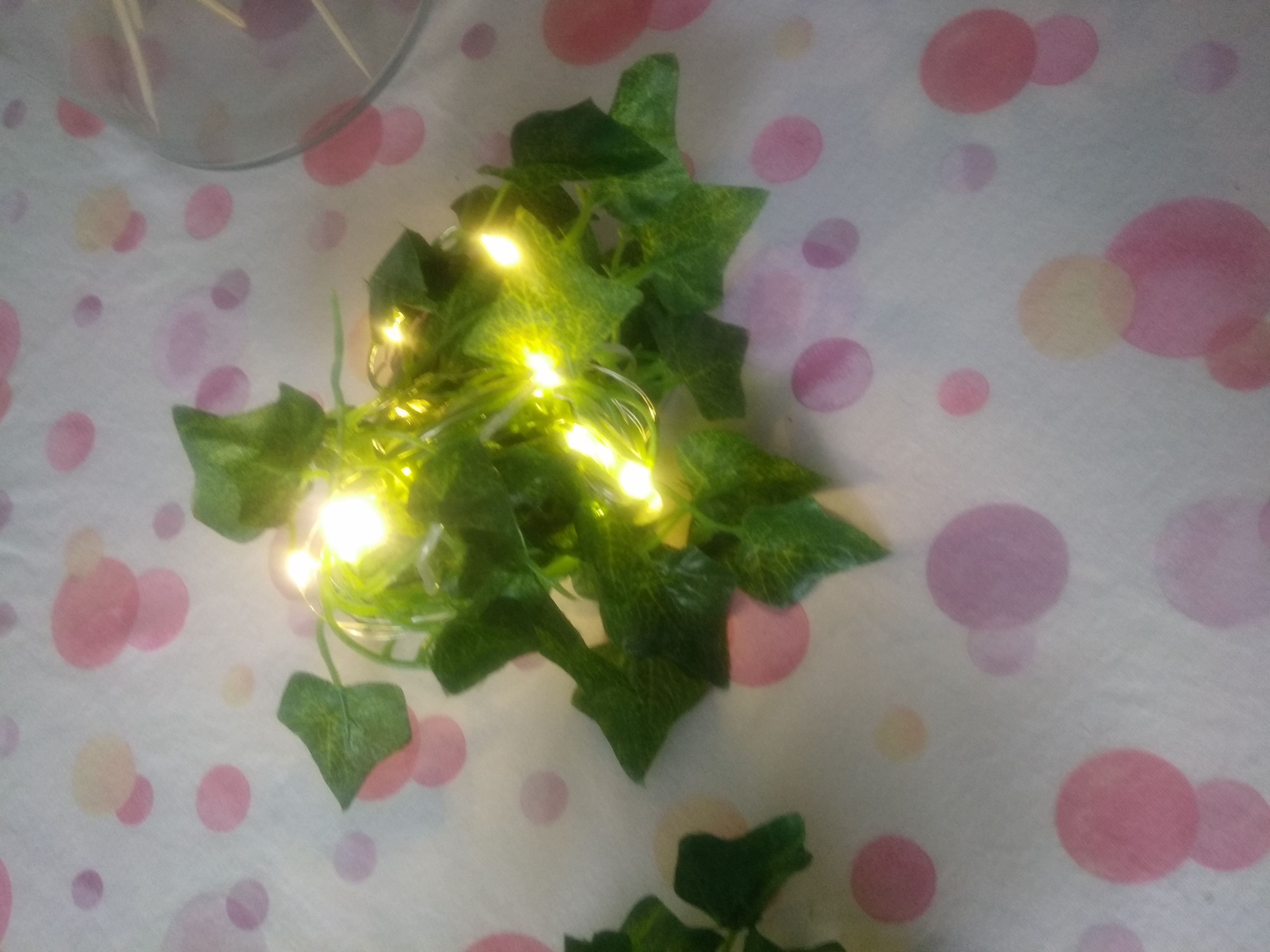 Guirlande lumineuse feuilles