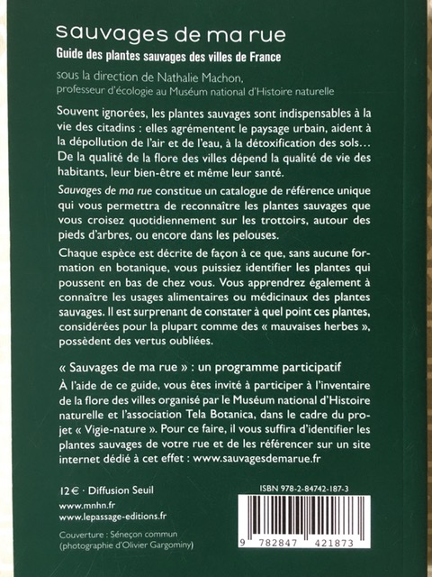 Livre "Sauvages de ma rue"